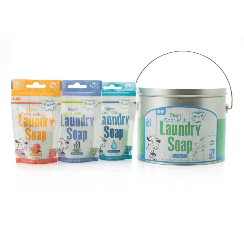 Brooke  Nora Natural Goat Milk Laundry Soap w 3 Bonus Samples