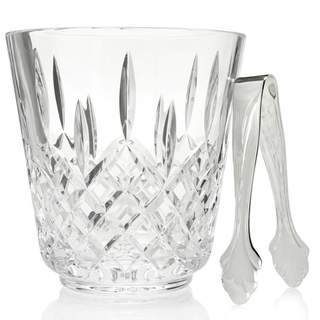 Waterford Crystal Lismore 7.5" Ice Bucket & Tongs