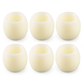 Set of 6 LED Battery Operated Barrel Candles