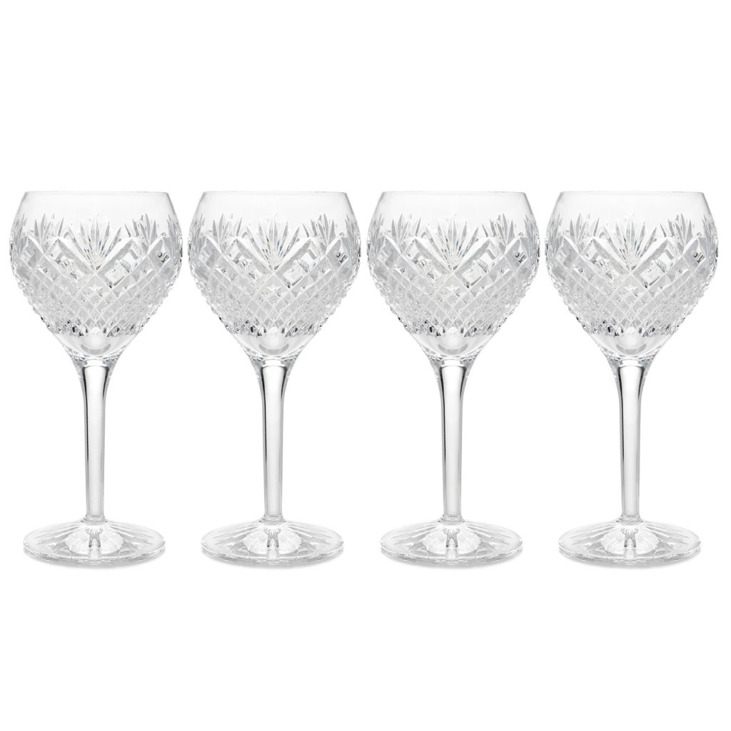 Waterford Crystal Sullivan Set of 4 Wine Glasses or Goblets