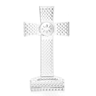 Waterford Crystal 9" Diamond Cut Hand-Finished Cross