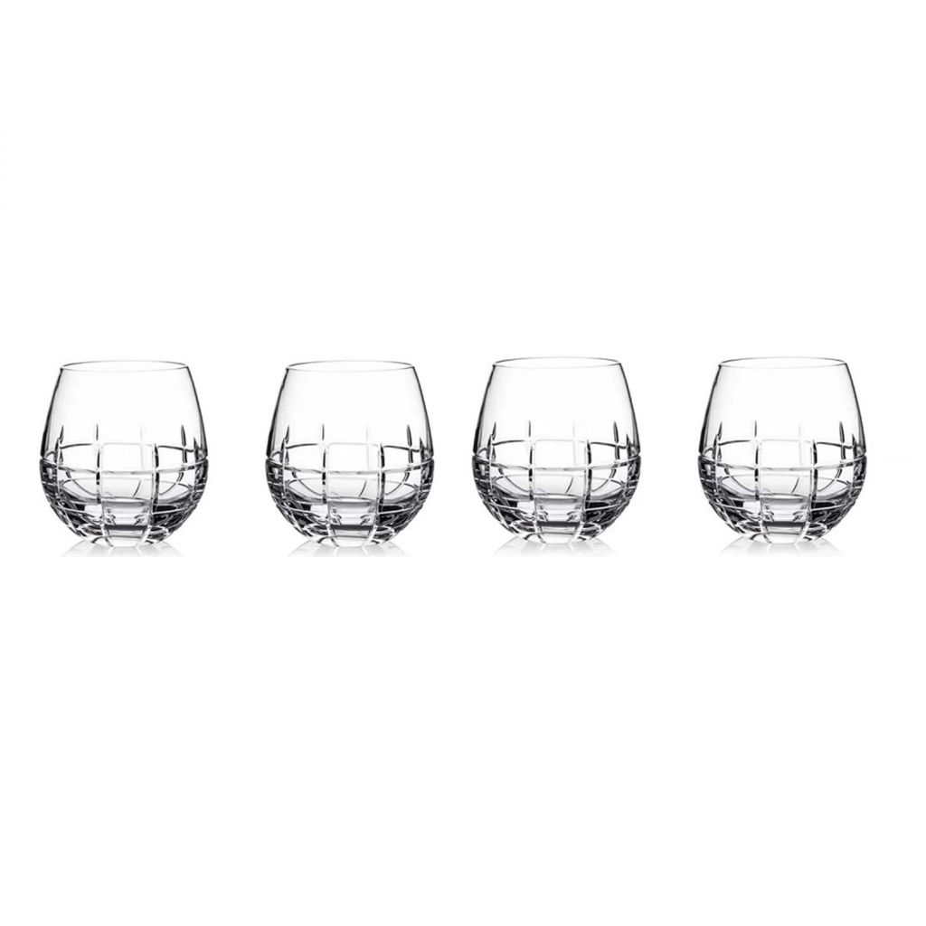 Marquis by Waterford Harper Stemless Wine Glasses Set of 4