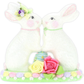 Mark Roberts 8" Jeweled Kissing Rabbits
