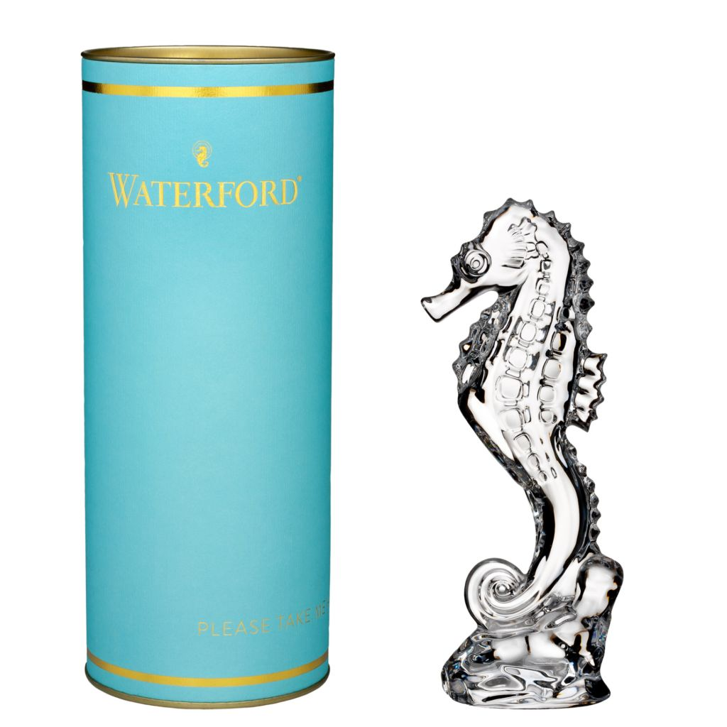 Waterford Crystal 7.2" Seahorse Figurine Collectible