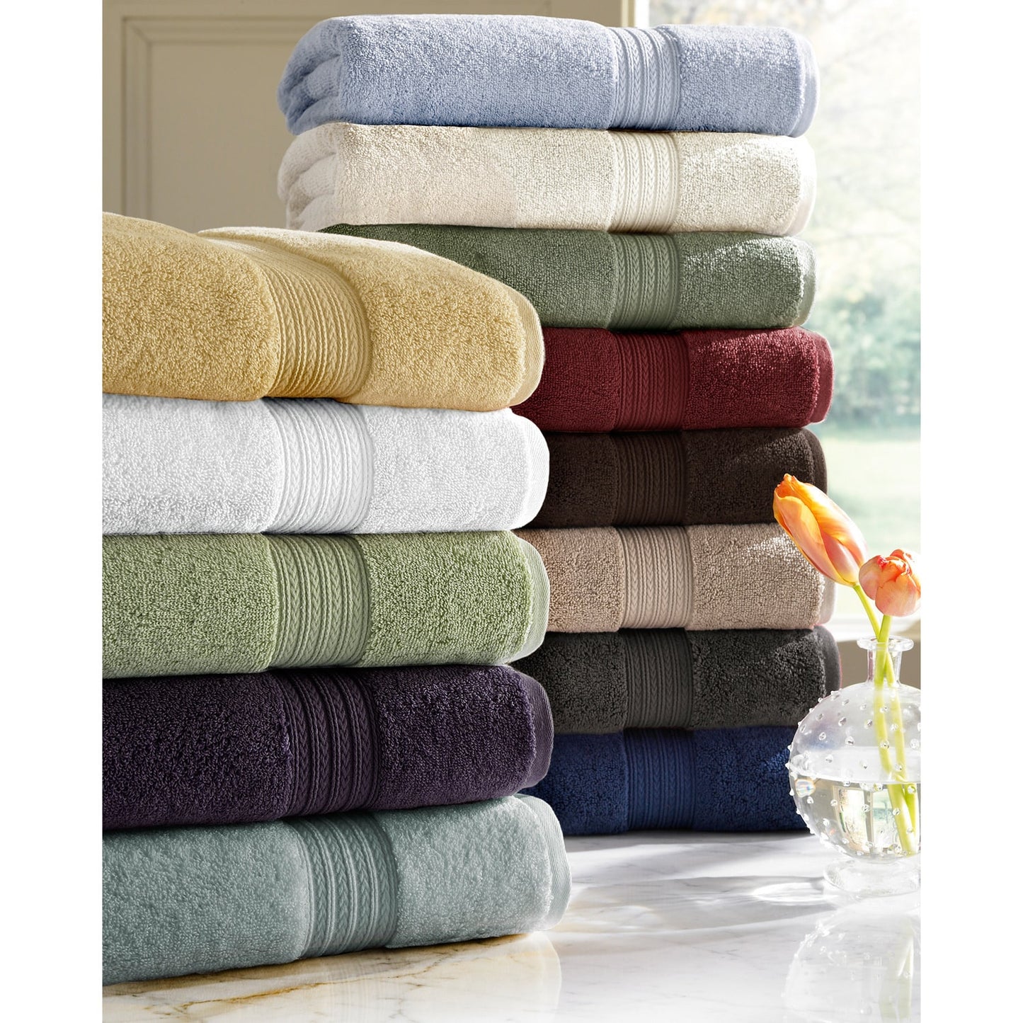 Kassatex Kassadesign Solidcolored 6piece Towel Set