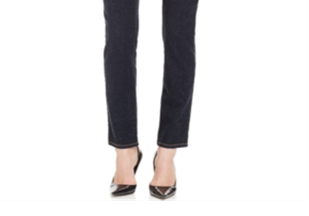 Calças jegging Karen Kane femininas de cintura alta, lavagem escura, azul, tamanho 8