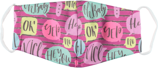 6-Pack: Women's Reusable Machine Washable Masks