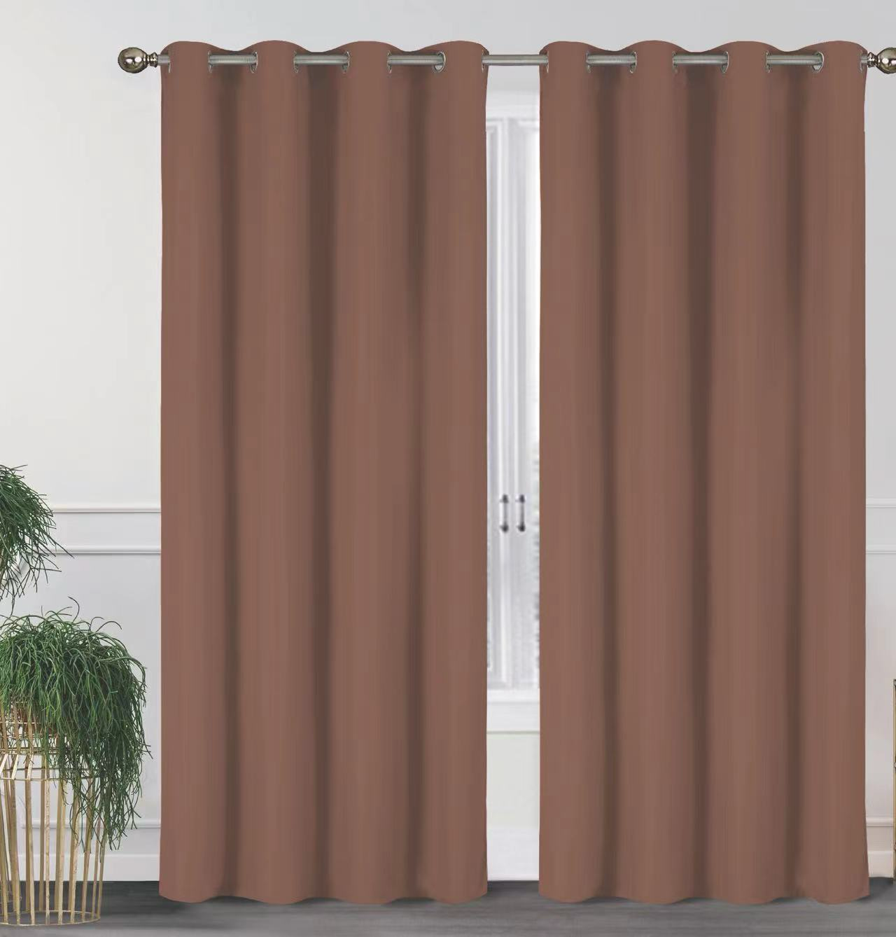 Pacote com 2 painéis blackout térmicos sólidos de 55'' x 84'' (19 cores) 