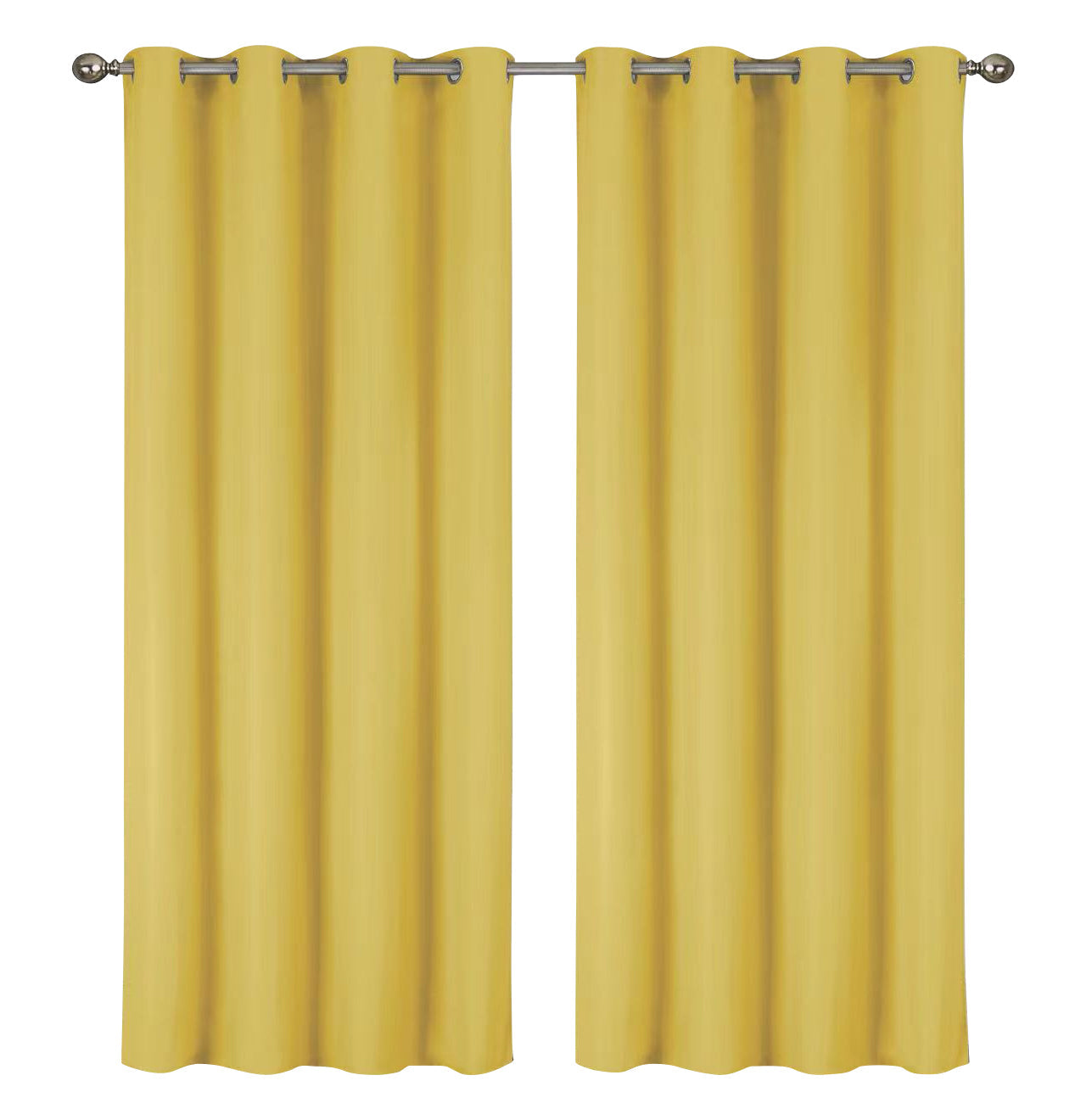 Pacote com 2 painéis blackout térmicos sólidos de 55'' x 84'' (19 cores) 