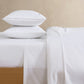 Lacoste Percale Cotton 4 Piece Crisp Feel Solid Sheet Set