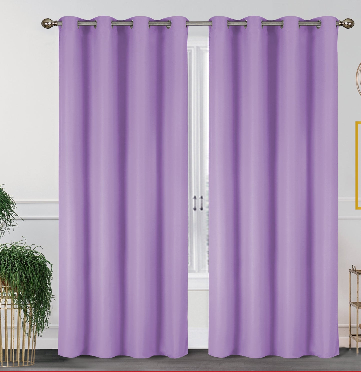 Pacote com 2 painéis blackout térmicos sólidos de 55'' x 84'' (19 cores) 
