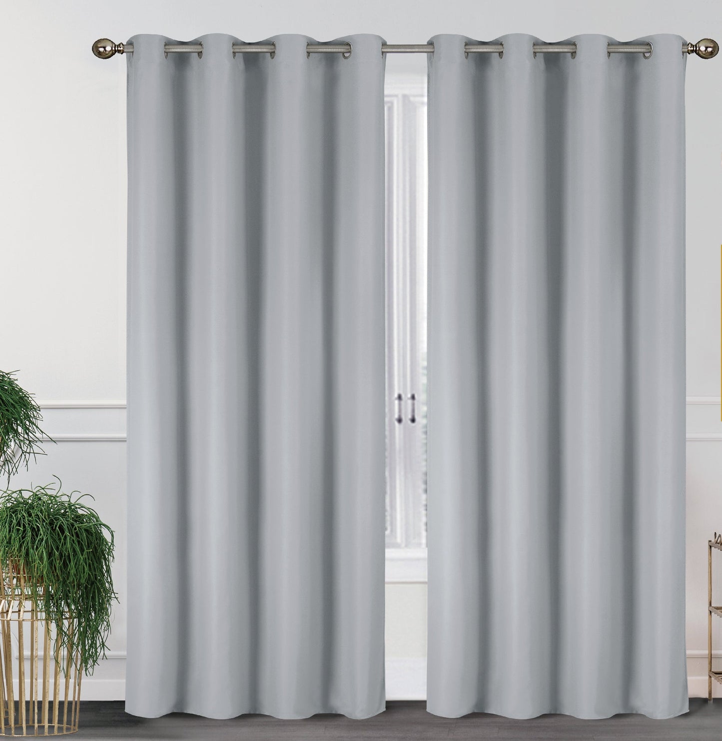 Pacote com 2 painéis blackout térmicos sólidos de 55'' x 84'' (19 cores) 