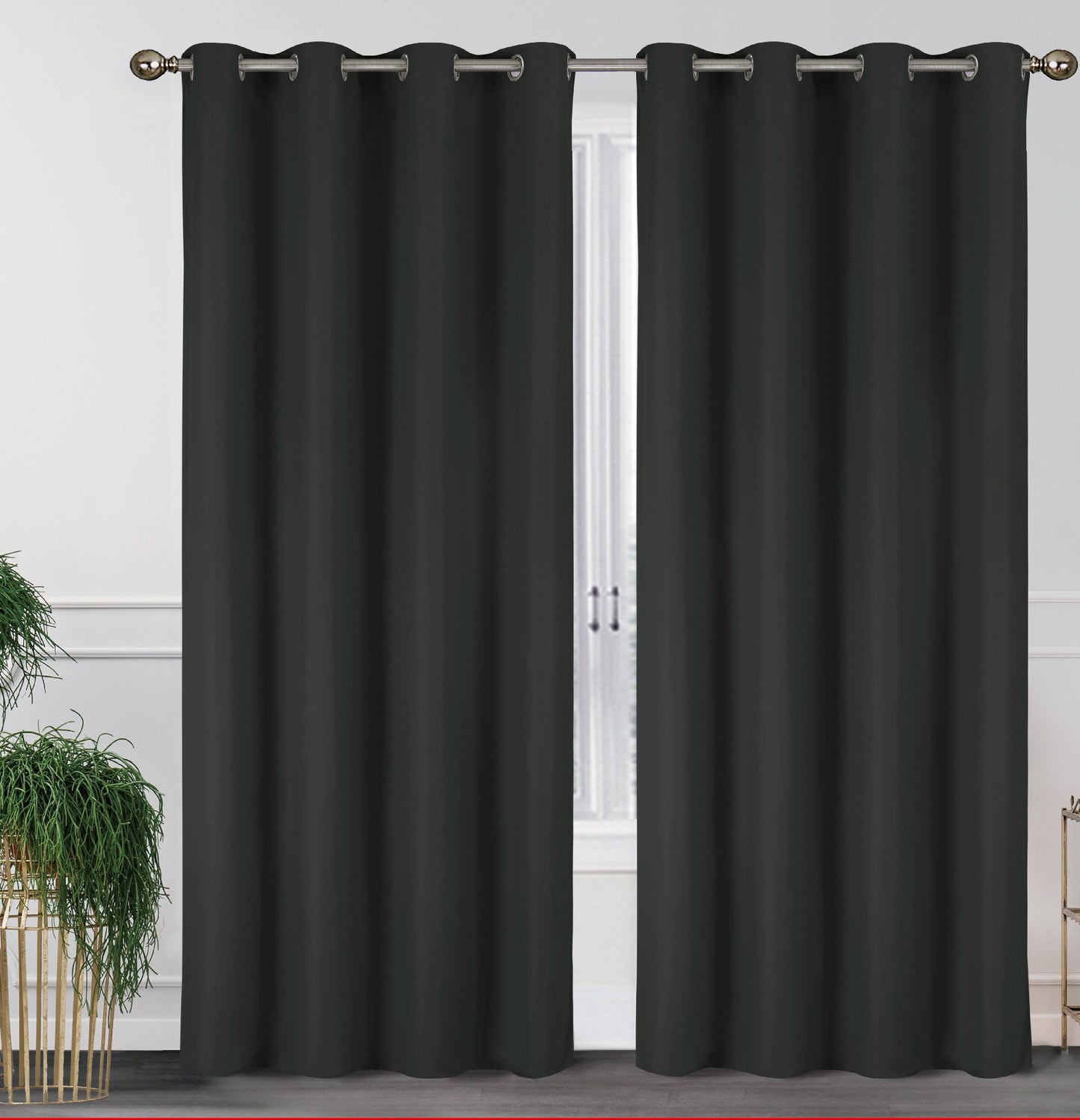 Pacote com 2 painéis blackout térmicos sólidos de 55'' x 84'' (19 cores) 
