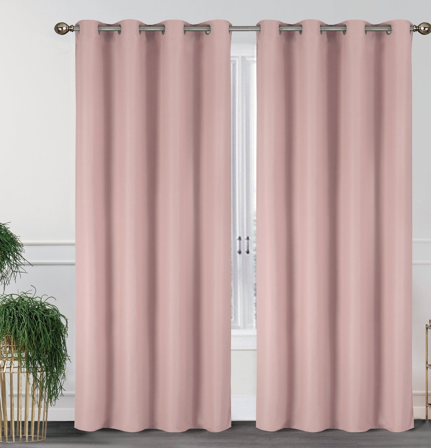 Pacote com 2 painéis blackout térmicos sólidos de 55'' x 84'' (19 cores) 
