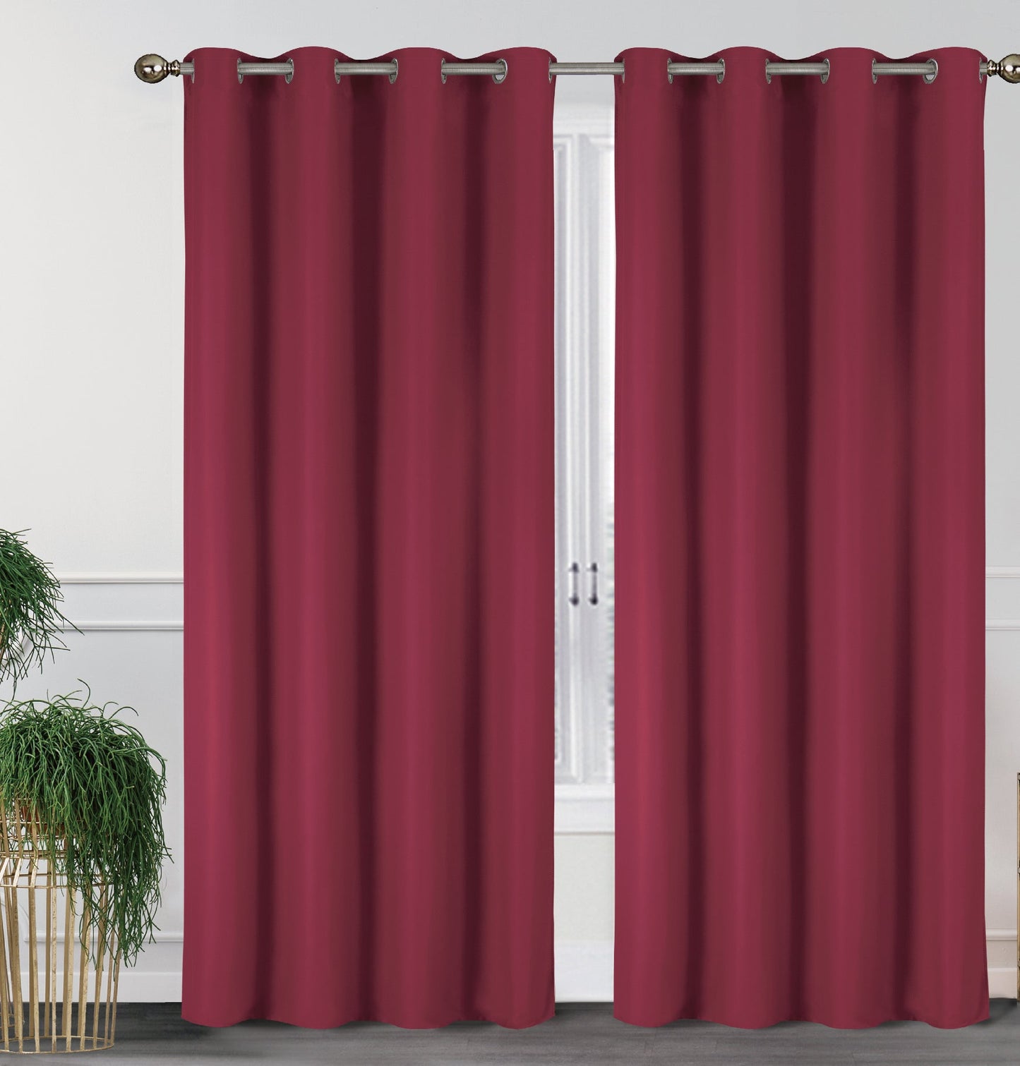 Pacote com 2 painéis blackout térmicos sólidos de 55'' x 84'' (19 cores) 