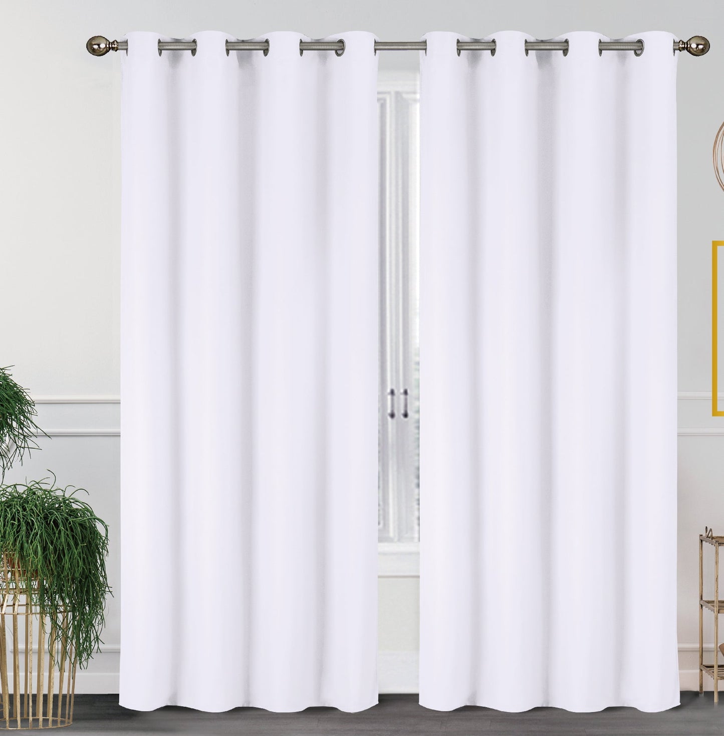 Pacote com 2 painéis blackout térmicos sólidos de 55'' x 84'' (19 cores) 
