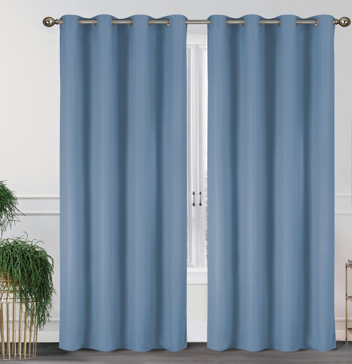 Pacote com 2 painéis blackout térmicos sólidos de 55'' x 84'' (19 cores) 