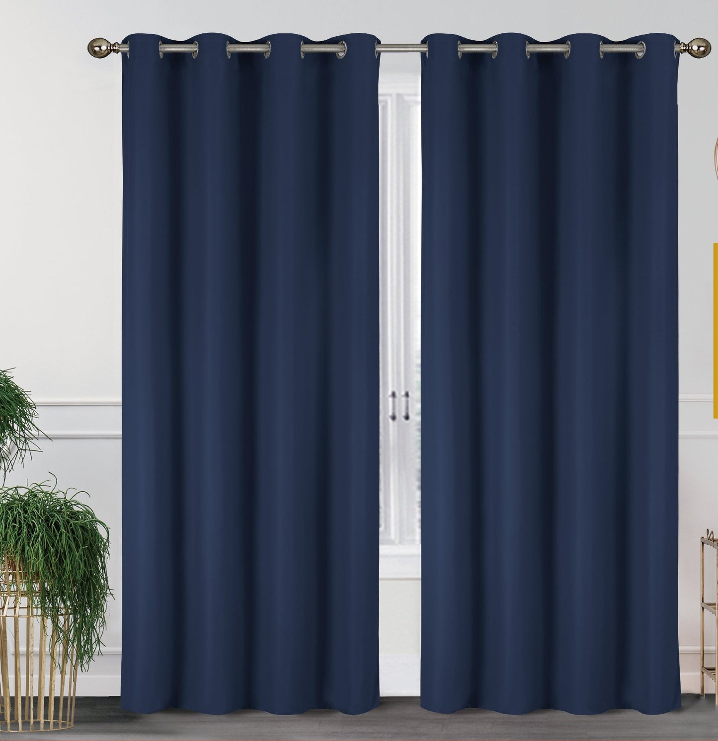 Pacote com 2 painéis blackout térmicos sólidos de 55'' x 84'' (19 cores) 