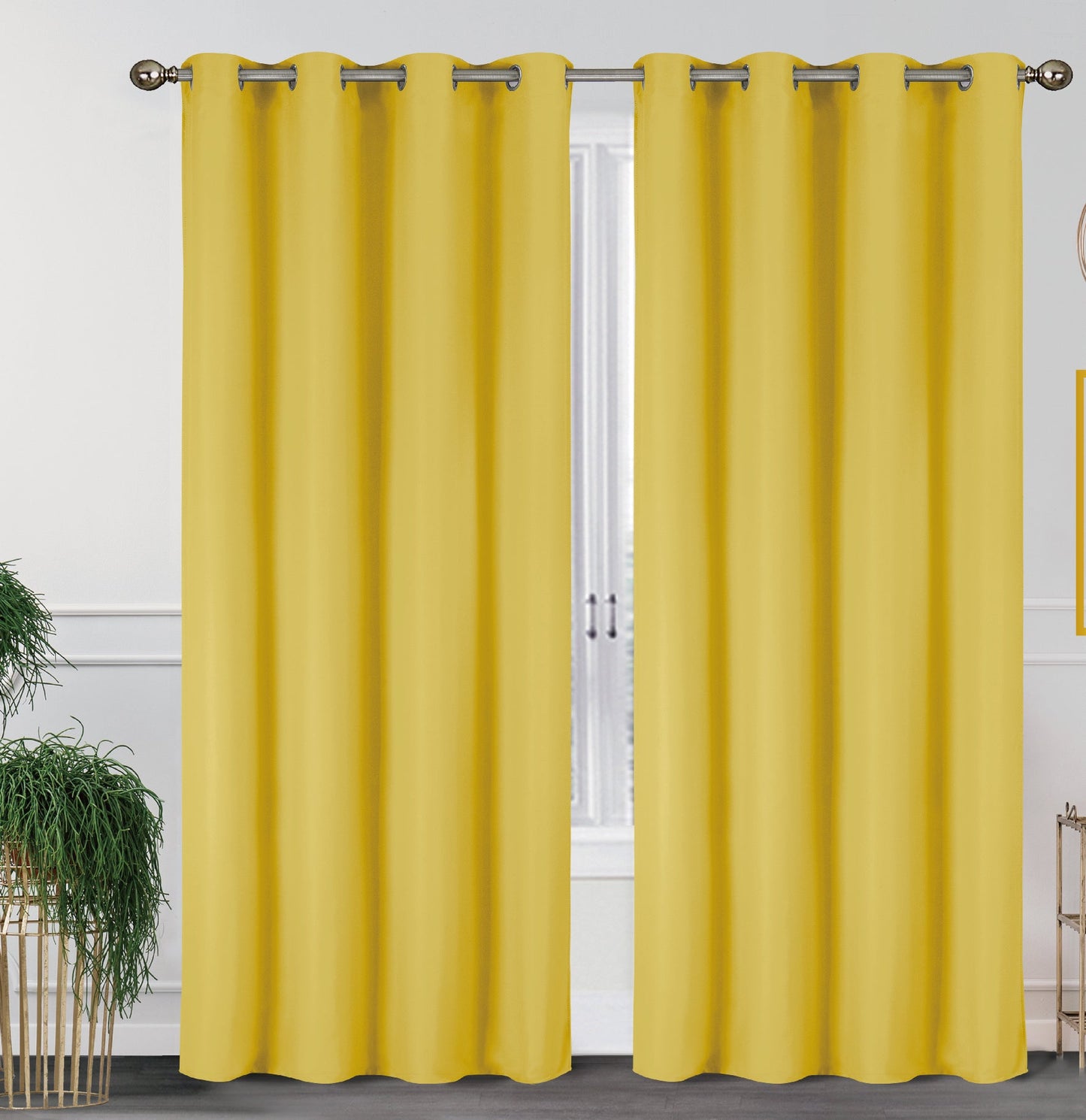 Pacote com 2 painéis blackout térmicos sólidos de 55'' x 84'' (19 cores) 