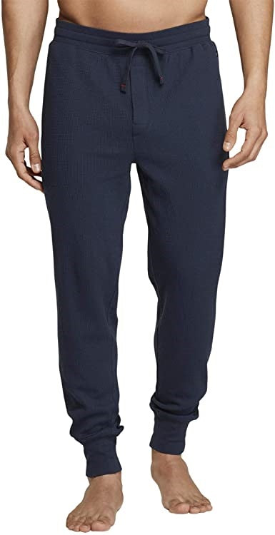 Calça de moletom térmica masculina Tommy Hilfiger azul marinho tamanho pequeno