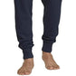 Calça de moletom térmica masculina Tommy Hilfiger azul marinho tamanho pequeno