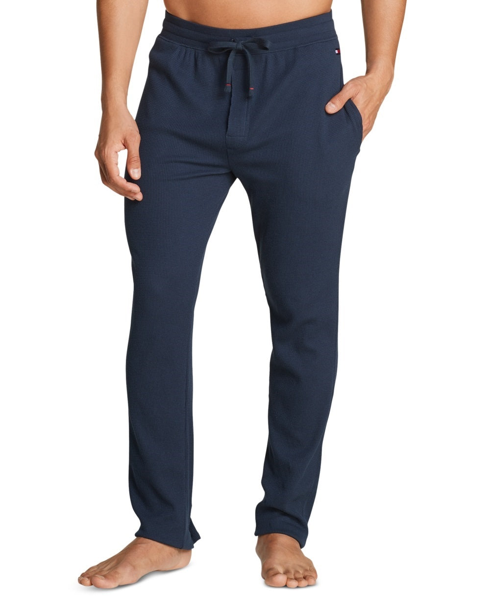 Calça de moletom Tommy Hilfiger Modern Essentials Relaxed Fit masculina, azul marinho, tamanho médio