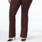 Calça Bootcut Plus Size Petite Feminina Style &amp; Co Marrom Tamanho Petite Pequeno