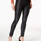 Calça legging skinny casual feminina Bar III, preta, tamanho pequeno