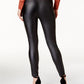 Calça legging skinny casual feminina Bar III, preta, tamanho pequeno