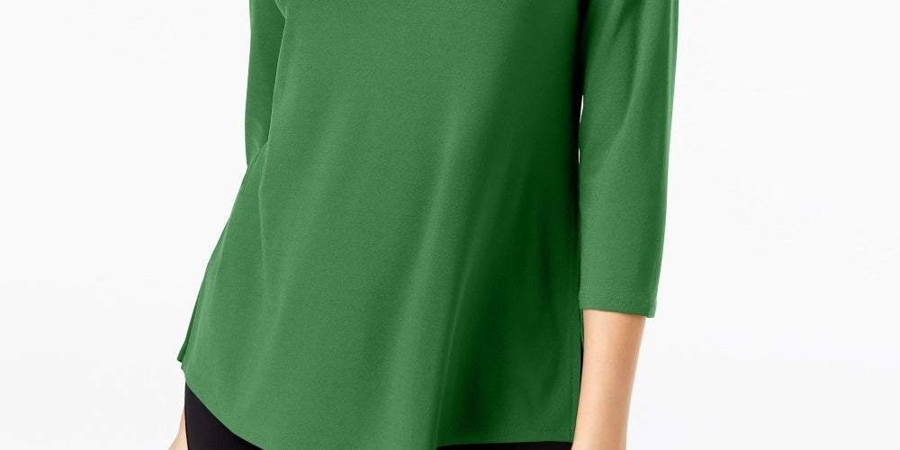 Alfani Feminino Keyhole Cano Alto-Baixo Médio