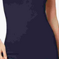 Regata feminina justa Maison Jules, azul, tamanho médio