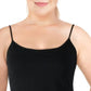 Camisola curta sem mangas feminina Maison Jules, preta, tamanho grande