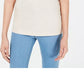 Camisola ajustável feminina Maison Jules, branca, tamanho grande