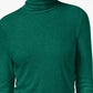 INC International Concepts Feminino Gola Alta em Malha Canelada Verde Tamanho XX-G