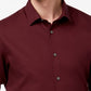 Camisa Alfani Masculina Moderna Stretch Lisa Vermelha Tamanho XX-G