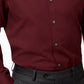 Camisa Alfani Masculina Moderna Stretch Lisa Vermelha Tamanho XX-G