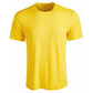 Camiseta masculina leve de manga curta com ajuste clássico ID Ideology, amarela, tamanho XXX-G