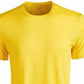 Camiseta masculina leve de manga curta com ajuste clássico ID Ideology, amarela, tamanho XXX-G