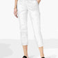 Calça feminina slim Maison Jules branca - tamanho 4