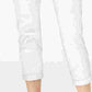 Calça feminina slim Maison Jules branca - tamanho 4