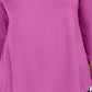 JM Collection Top feminino ombro a ombro, rosa médio, tamanho pequeno