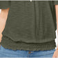 Blusa feminina conversível ombro a ombro estilo &amp; co, verde, tamanho médio