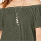 Blusa conversível tomara que caia estilo &amp; co feminina verde tamanho extragrande