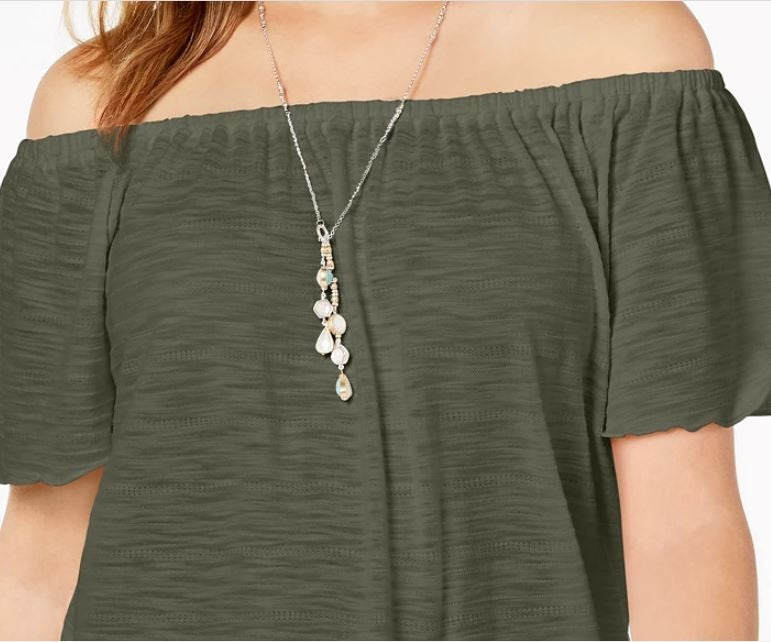 Blusa conversível tomara que caia estilo &amp; co feminina verde tamanho extragrande