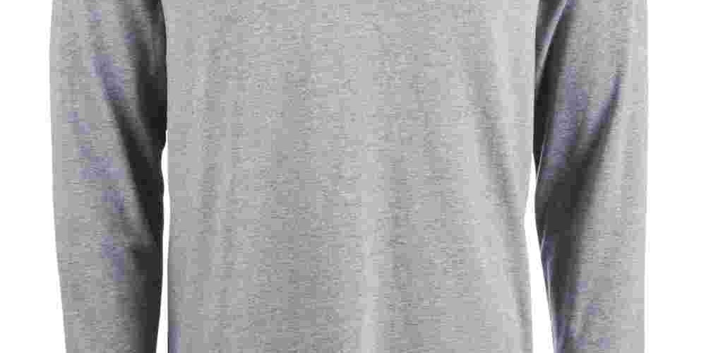 Camisa Polo Masculina Attack Life Manga Longa Cinza Tamanho Médio