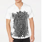 Camiseta masculina de crocodilo da Inc International Concepts, branca, tamanho XXX grande