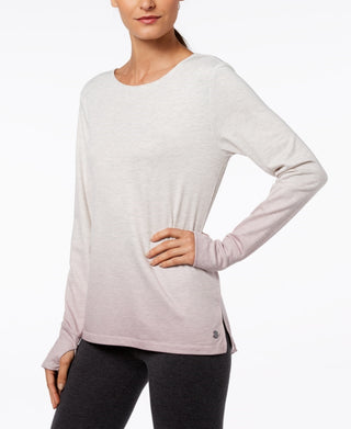 Ideology Women's Cutout-Back Gradient Top Pink Size X-Small
