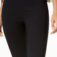 Calça skinny com babados e tornozelo feminina INC International Concepts, preta, tamanho 8