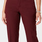Calça feminina justa no tornozelo Charter Club, tamanho 6 Petite, vinho