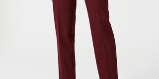 Charter Club Women's Slim Leg Ankle Pants Wine Size 6 Petite